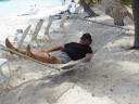 Jay in hammock