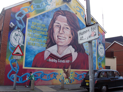 Bobby Sands Mural in Belfast Bobby Sands