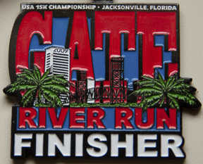 Gate River Run Medal River Run medal