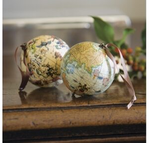 Christmas globe ornaments Globe ornaments