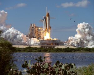 KennedySpaceCenterVisitorComplex_Shuttle Launch Nature_388_2935 Lift-Off
