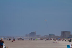 Shuttle launch-5 Shuttle rising as seen from Daytona Beach