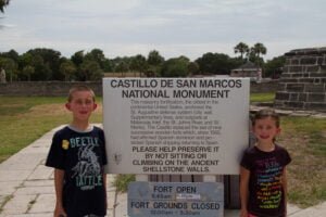 Entering Castillo de San Marcos National Monument