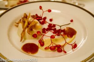 Panna cotta plate